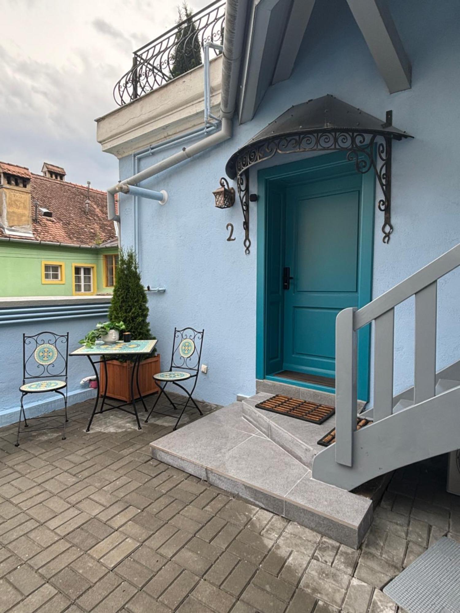 Blue House Citadel Elite Sighisoara Apartment Bagian luar foto