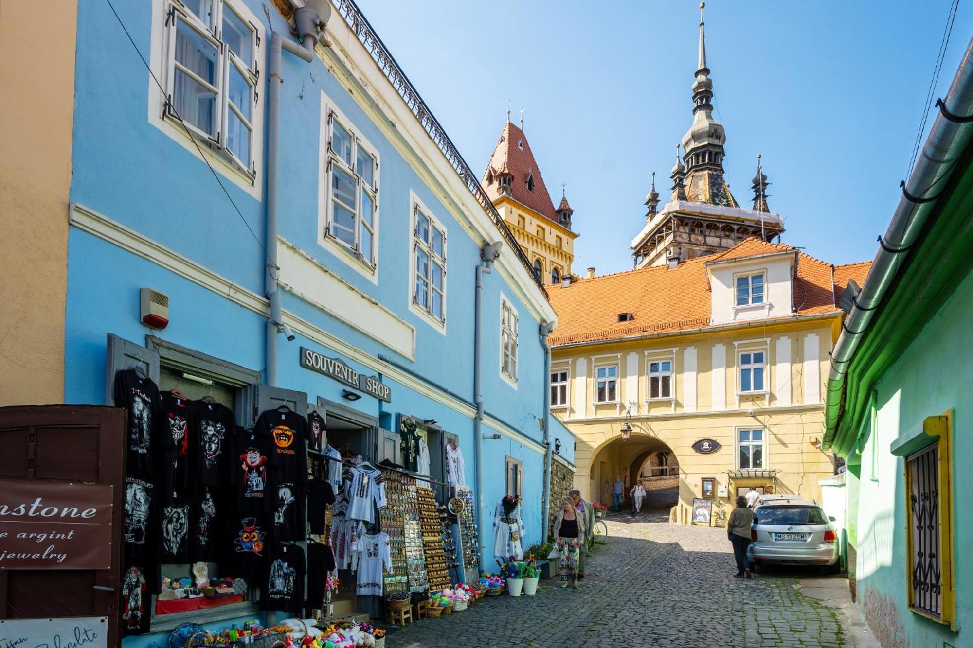 Blue House Citadel Elite Sighisoara Apartment Bagian luar foto
