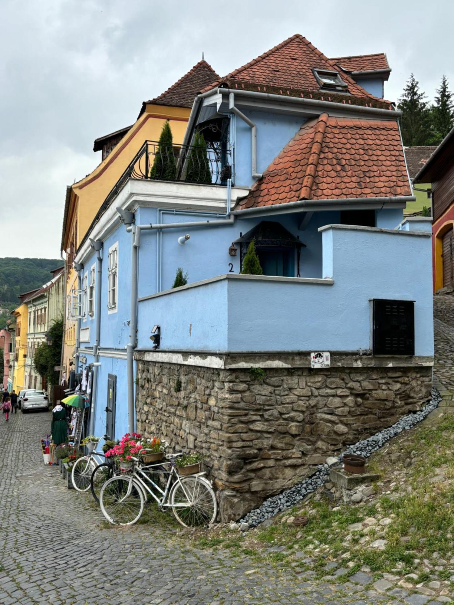 Blue House Citadel Elite Sighisoara Apartment Bagian luar foto