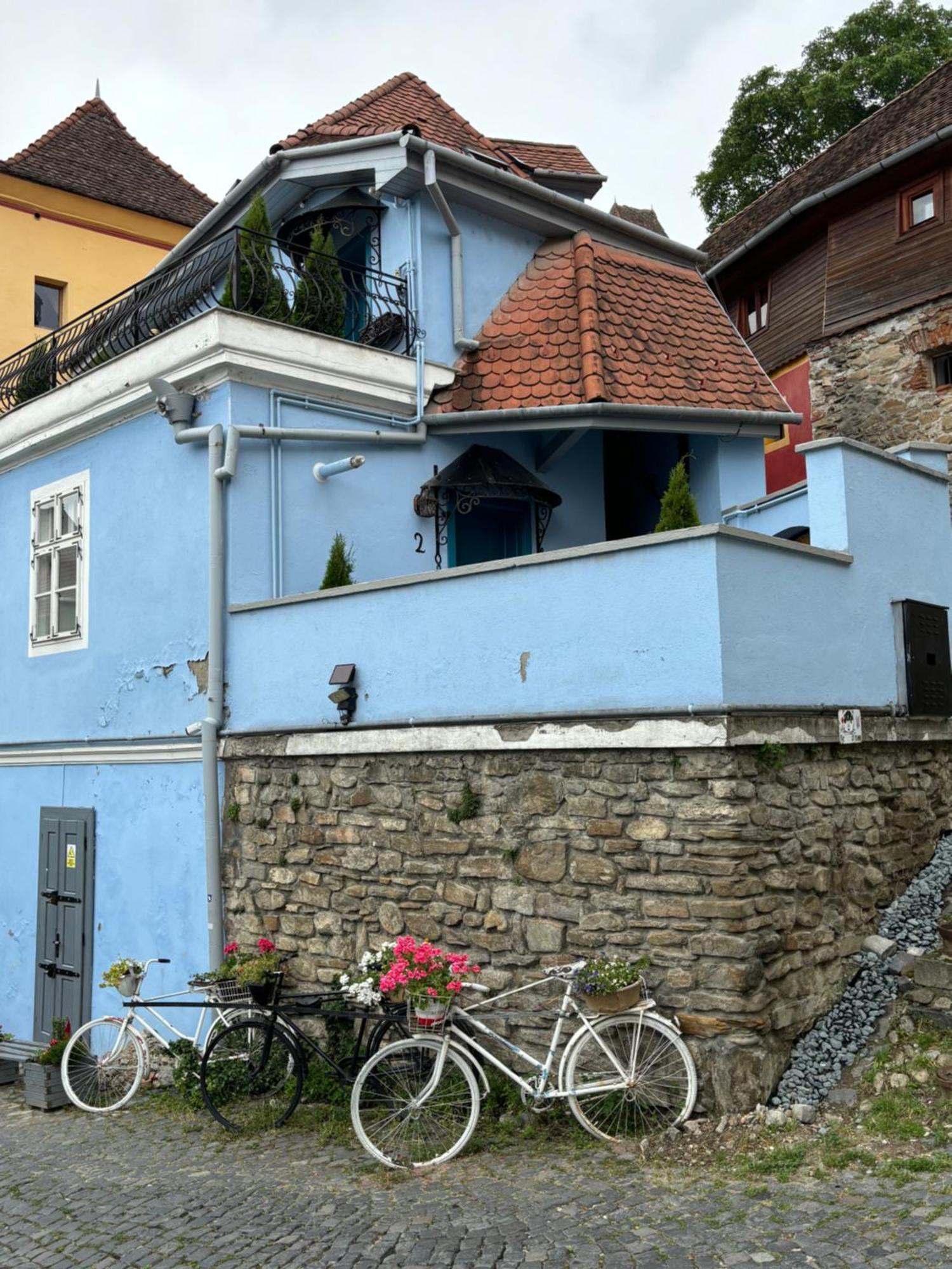 Blue House Citadel Elite Sighisoara Apartment Bagian luar foto