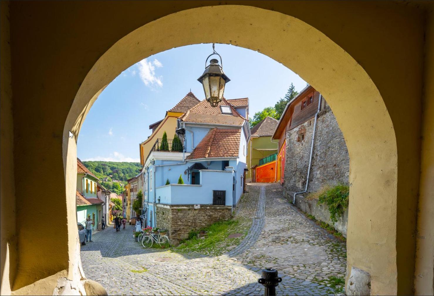 Blue House Citadel Elite Sighisoara Apartment Bagian luar foto